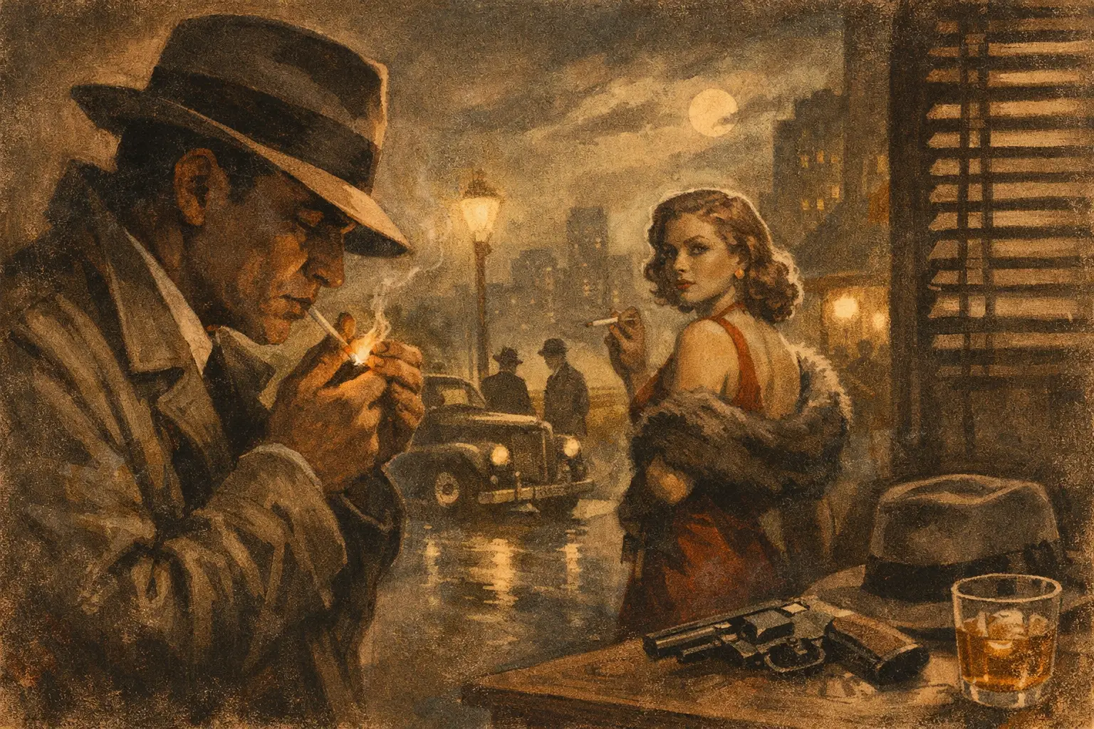 Private Detective Noir Origins in Hardboiled America
