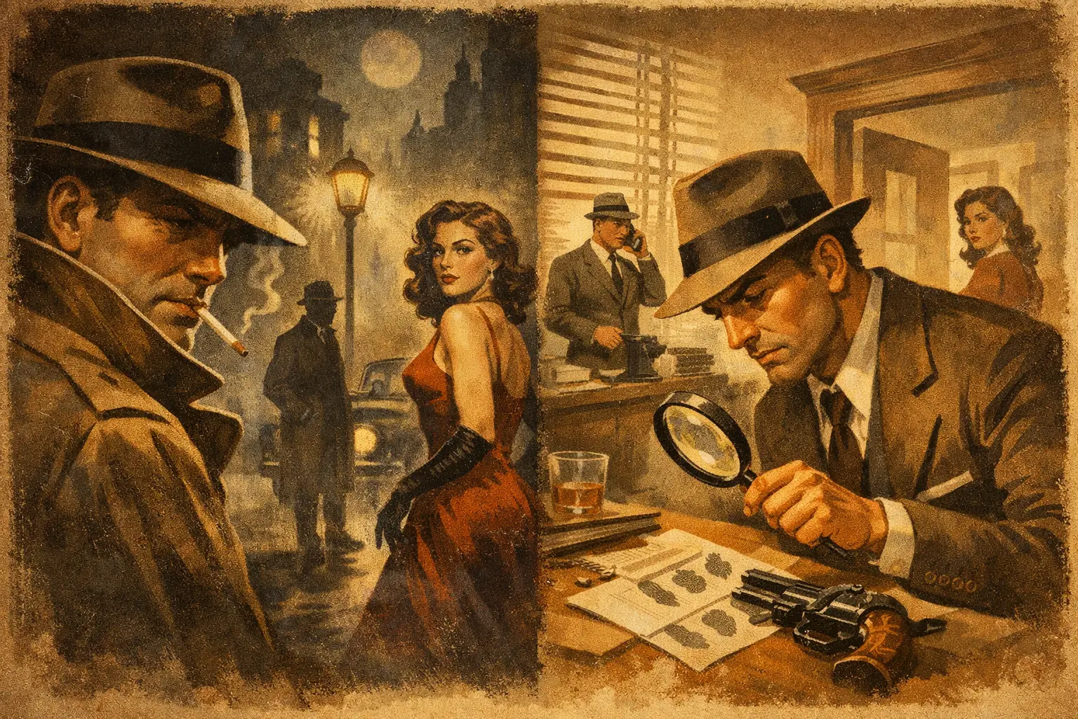 Film Noir Versus Detective Fiction Explained